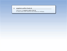 Tablet Screenshot of angebote.waffen-frank.de